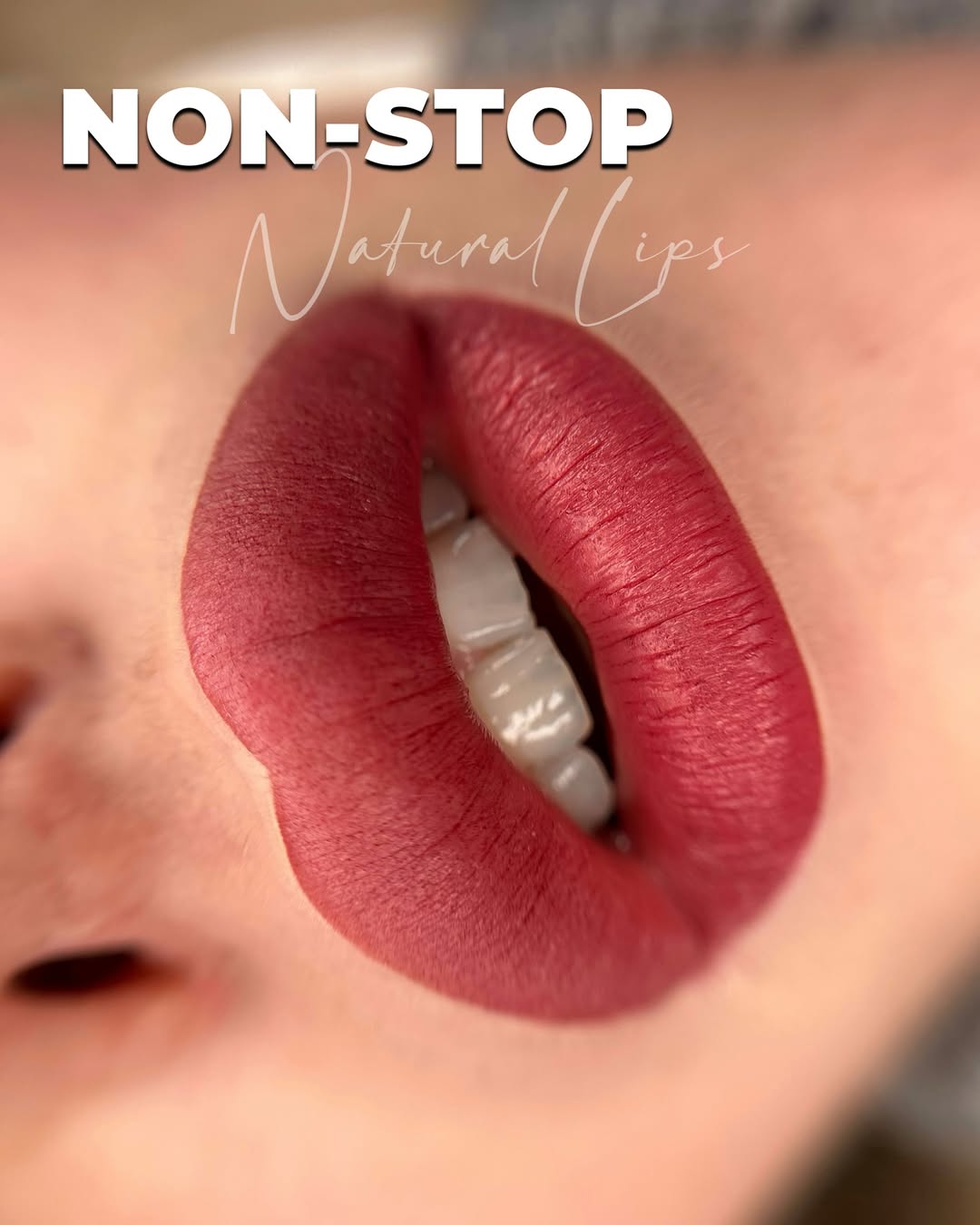 Natural Lips – ніжний акцент на природну красу❤️Техніка Natural Lips створює ефект зволожених, м’яких губ з легким натуральним відтінком. І